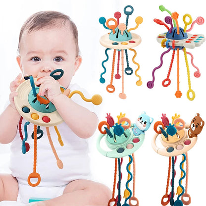 Silicone Pull Baby Toys