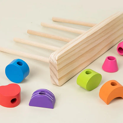 Montessori Wooden Beads Sequencing Set