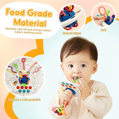 Silicone Pull Baby Toys